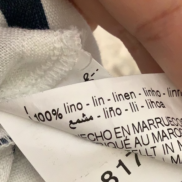 Gorgeous Linen Cropped Top by Zara 💙💙🖤 - Picture 6 of 9